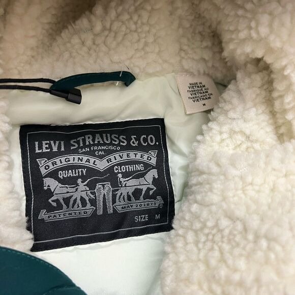 Levi's Jacket Men's M Green Ponderosa Pine Eastport Utility Thermore A35620001 - Picture 8 of 9